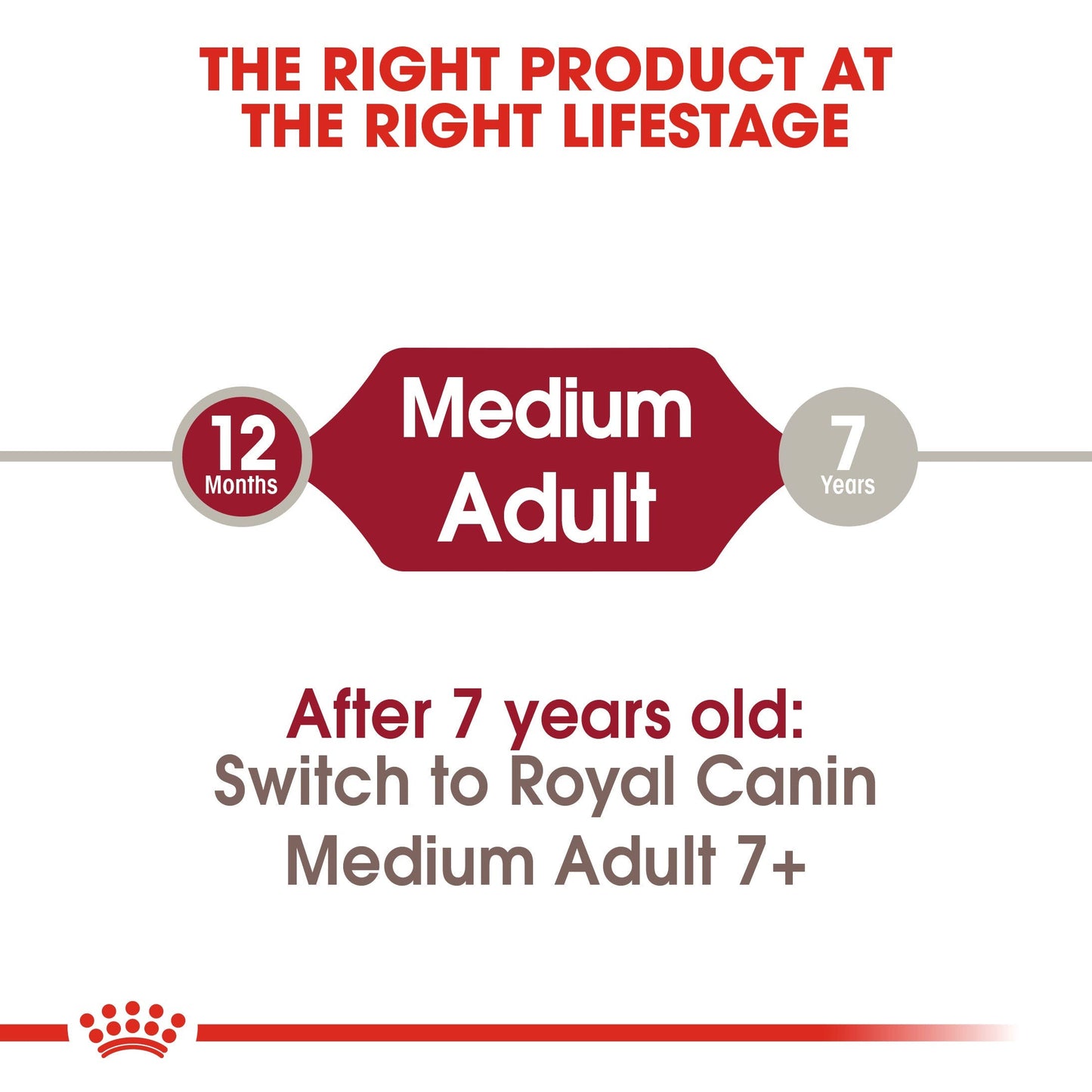 Royal Canin® Medium Adult Is Recommended For Medium Breed Dogs (Adult Weight 11-25Kg) Over 12 Months 4kg