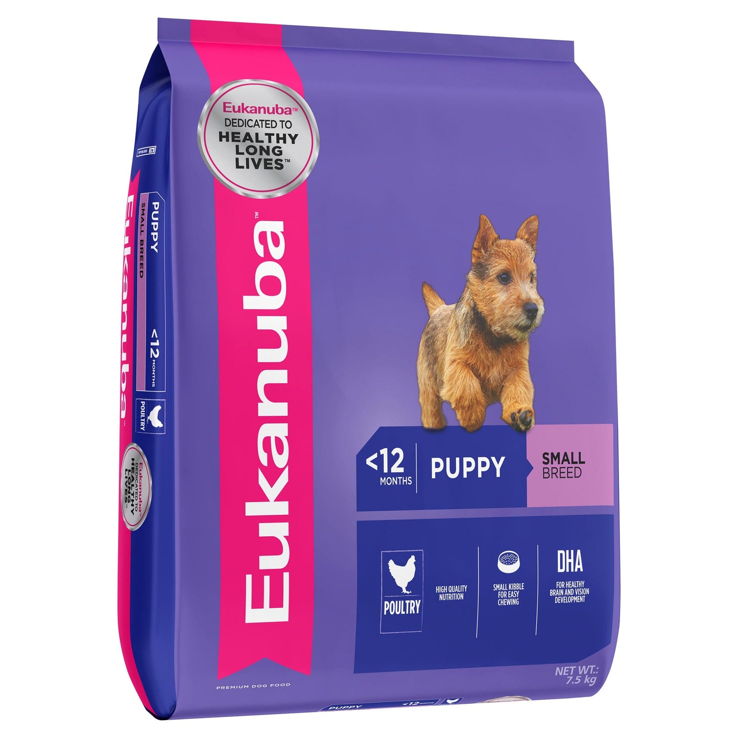 Eukanuba Small Breed Puppy Chicken Dry Dog Food 3Kg