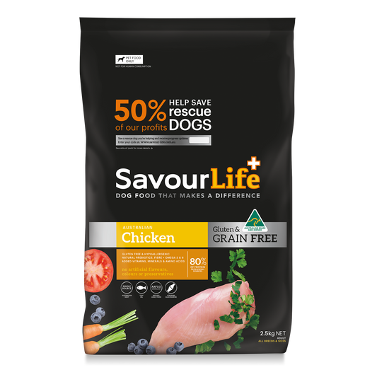 Savourlife Grain Free Australian Chicken Dry Dog Food 2.5Kg