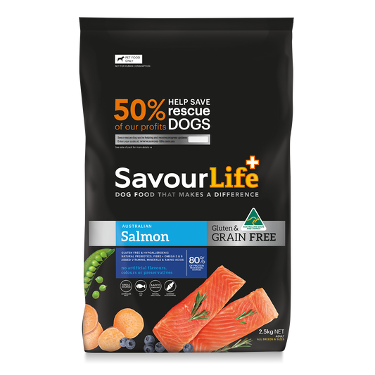 Savourlife Grain Free Australian Salmon Dry Dog Food 2.5Kg