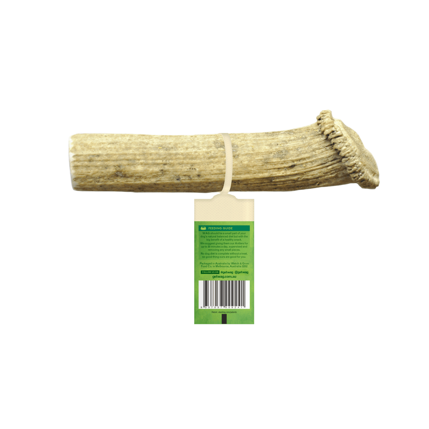 Wag Naturally Long Lasting Split Deer Antler Dog Treat Large